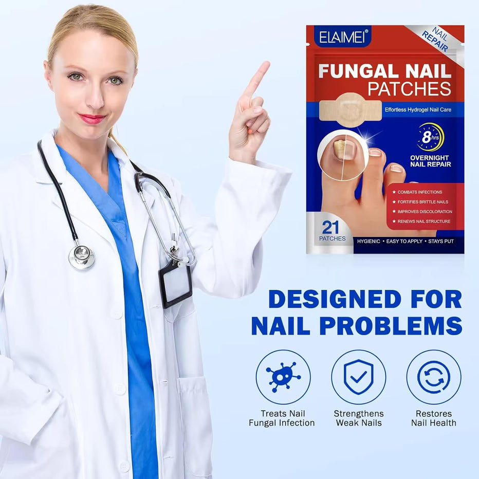 Fungal Nail Patches 21 patches in 1 pack ( Buy 1 get 1 free