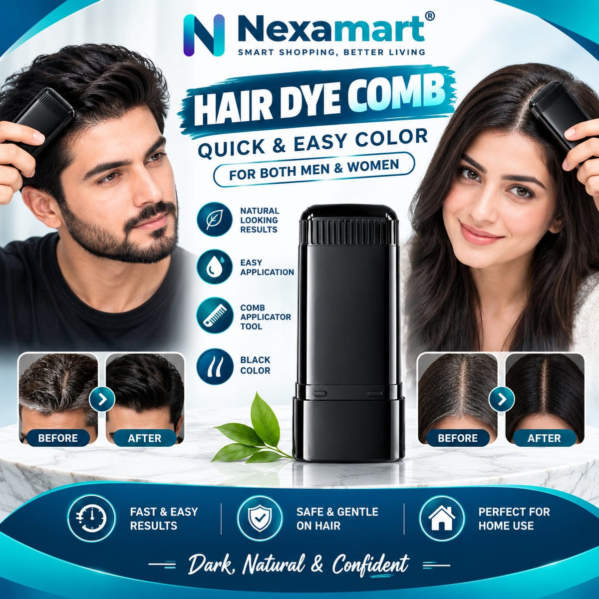 Hair Dye Comb Applicator / Hairdressing Wand