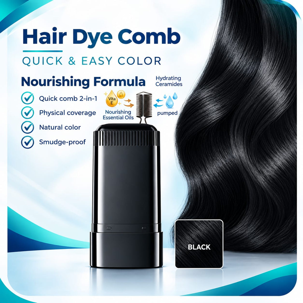 Hair Dye Comb Applicator / Hairdressing Wand
