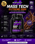 Muscle Tech Mass Tech Extreme 2000 – 1 KG Box | High Protein Mass Gainer
