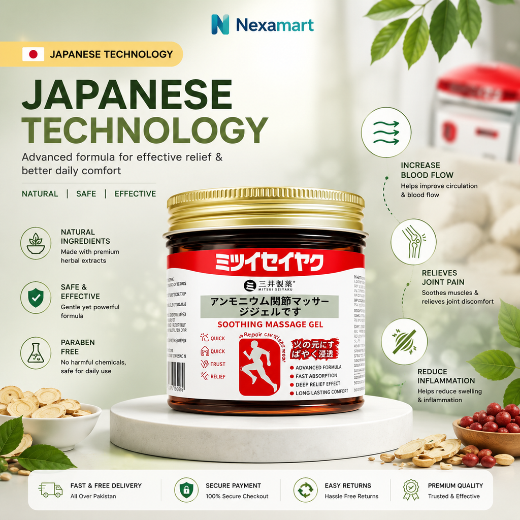 Japanese Joint & Muscle Pain Relief Gel